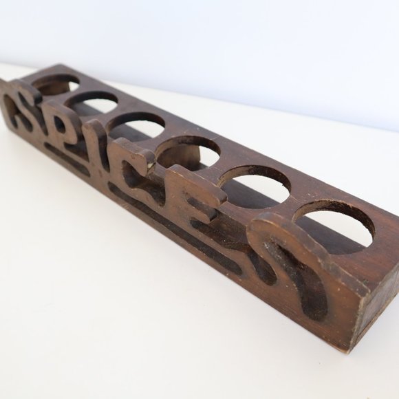Vintage Wooden Spice Rack - Picture 7 of 14